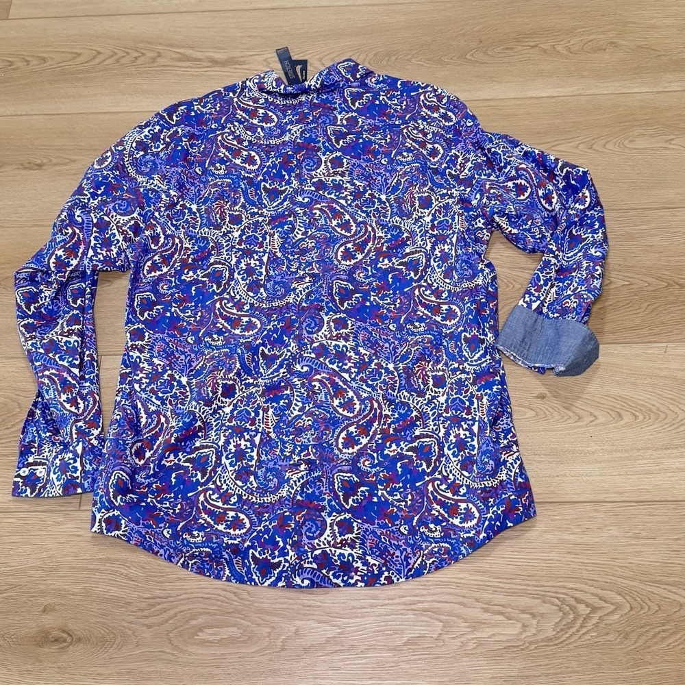 CREMIEUX Long Sleeve Shirt Men's LT Large Tall Paisley Print Button-Up Lot Of 3 - Picture 5 of 15